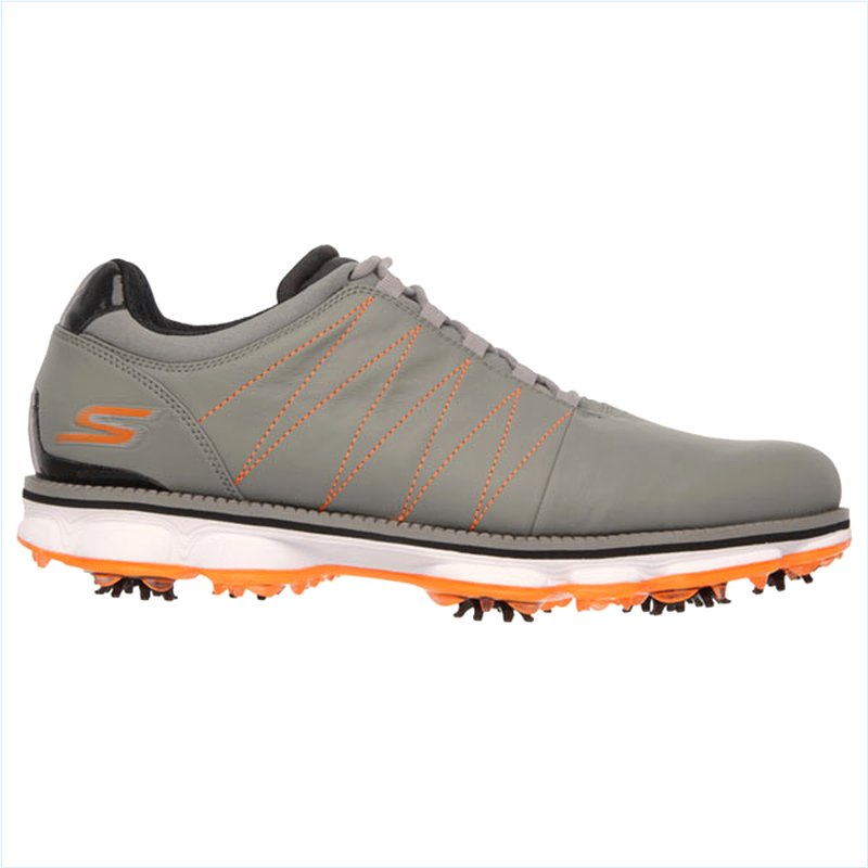  Men Extra Wide Fit (4E) Shoes - Matt Kuchar Official Gray/Orange