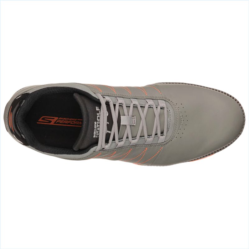  Men Extra Wide Fit (4E) Shoes - Matt Kuchar Official Gray/Orange