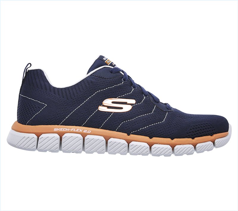  Men Skech-Flex 2.0 - Milwee Navy/Orange