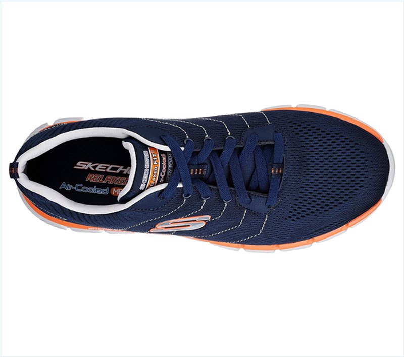  Men Skech-Flex 2.0 - Milwee Navy/Orange