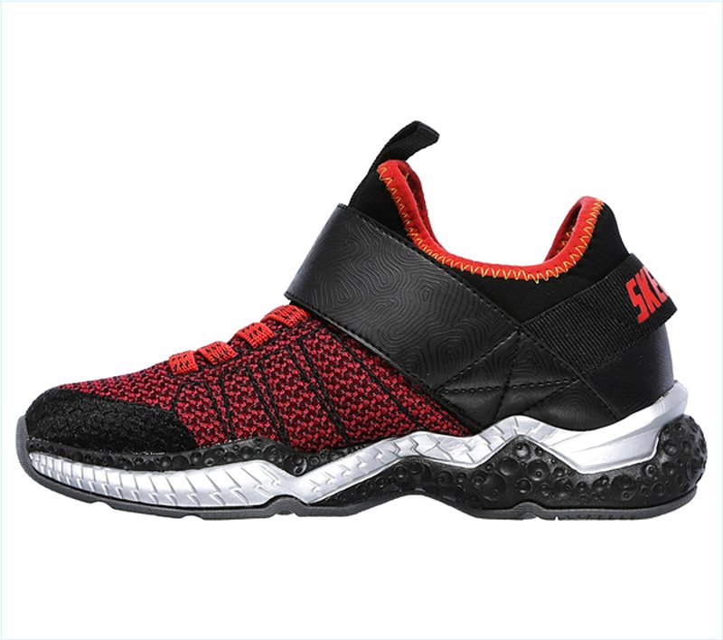  Boys Skech X: Cosmic Foam II Black/Red