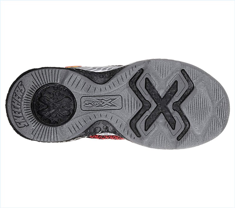  Boys Skech X: Cosmic Foam II Black/Red