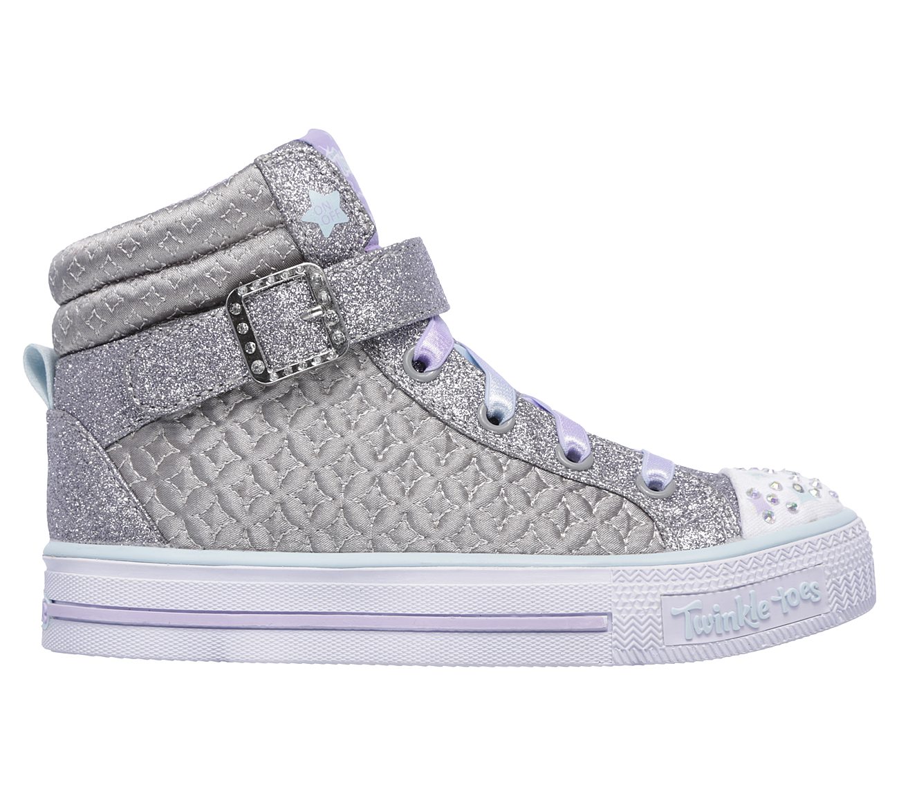  Girls Twinkle Toes: Shuffles - Twinkle Charm Gunmetal