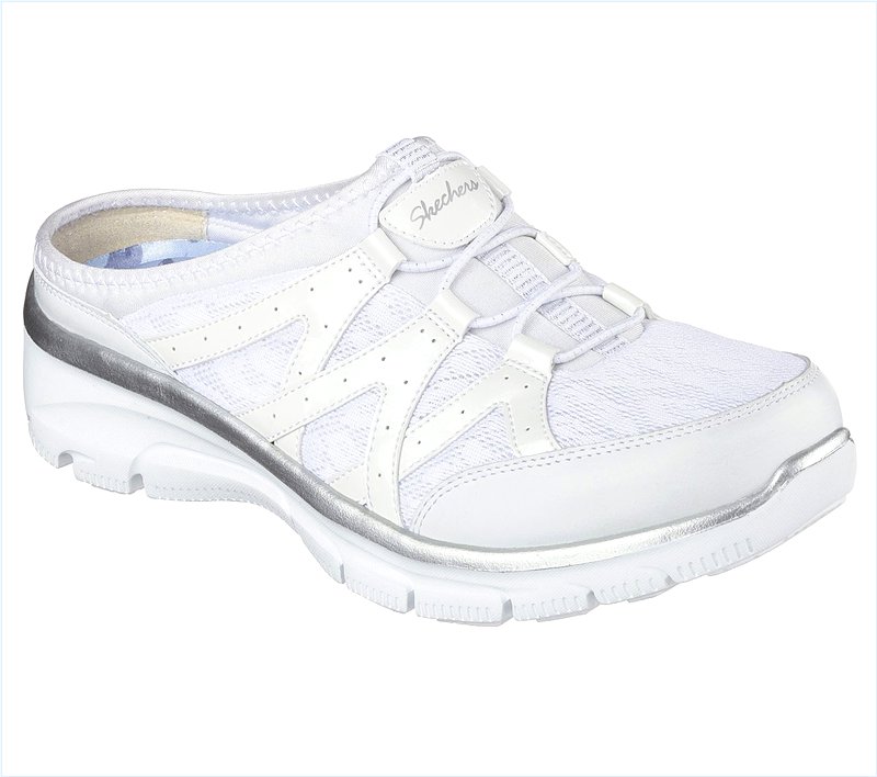  Women Relaxed Fit: Easy Going - Repute White/Sliver