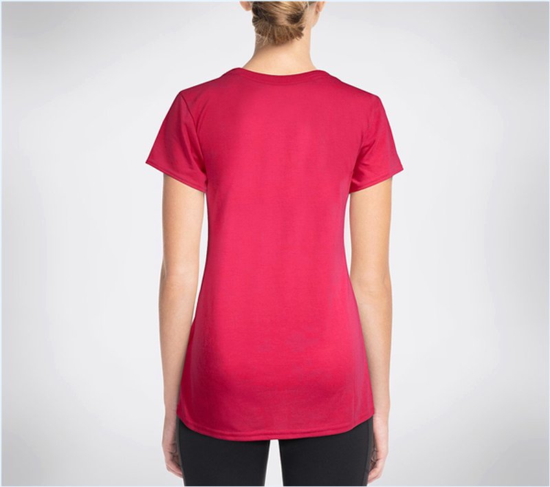  Women Inspire Graphic Tee Shirt Fuchsia