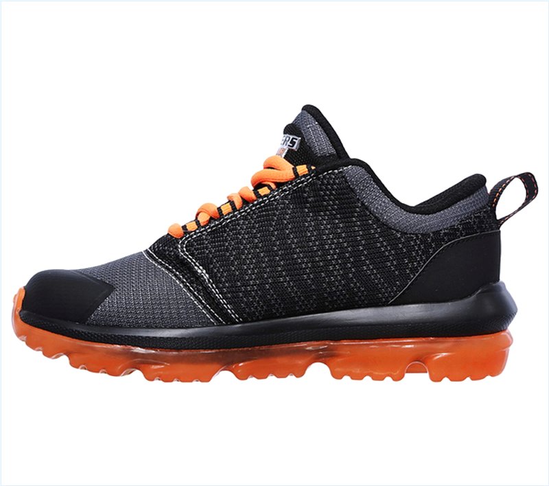  Boys Skech-Air Street Black/Orange