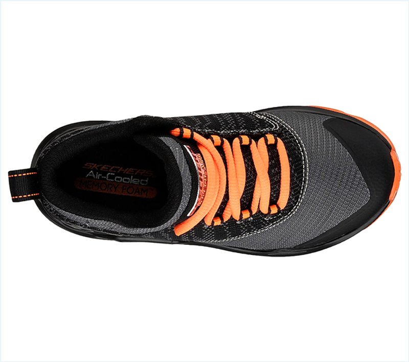  Boys Skech-Air Street Black/Orange