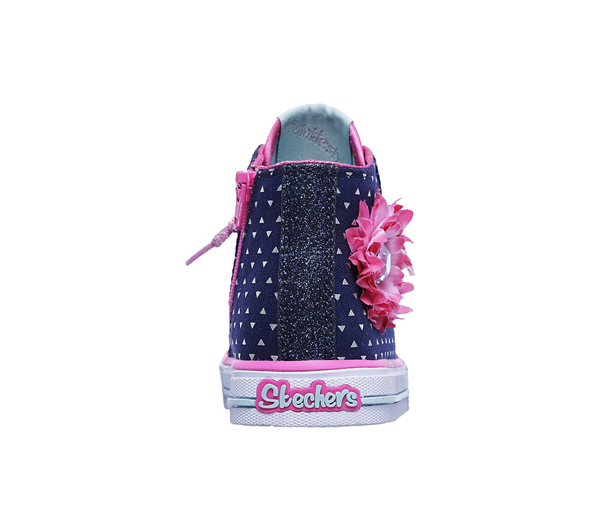  Girls Twinkle Toes: Shuffles - Bloom Boom Navy/Pink