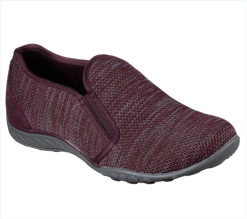  Women Relaxed Fit: Breathe Easy - Like Crazy Burgundy