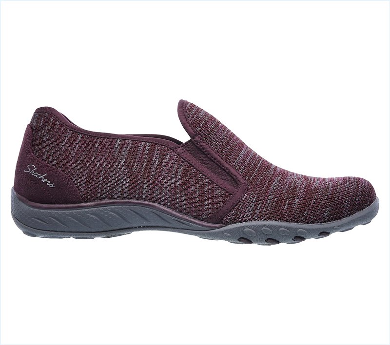  Women Relaxed Fit: Breathe Easy - Like Crazy Burgundy