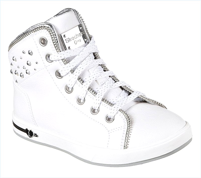  Girls Shoutouts - Zipper Fancy White/Silver