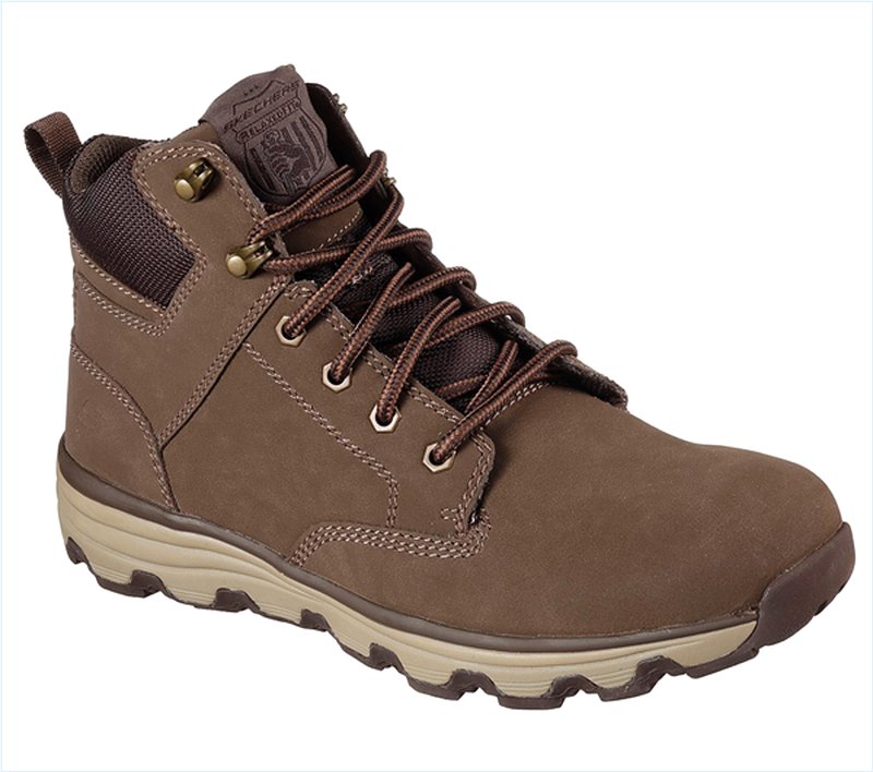  Men Boots: Format - Glaven Light Brown