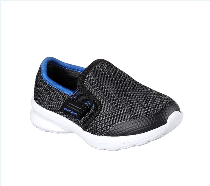  Boys Skech Stepz - Power Stride Black/Royal