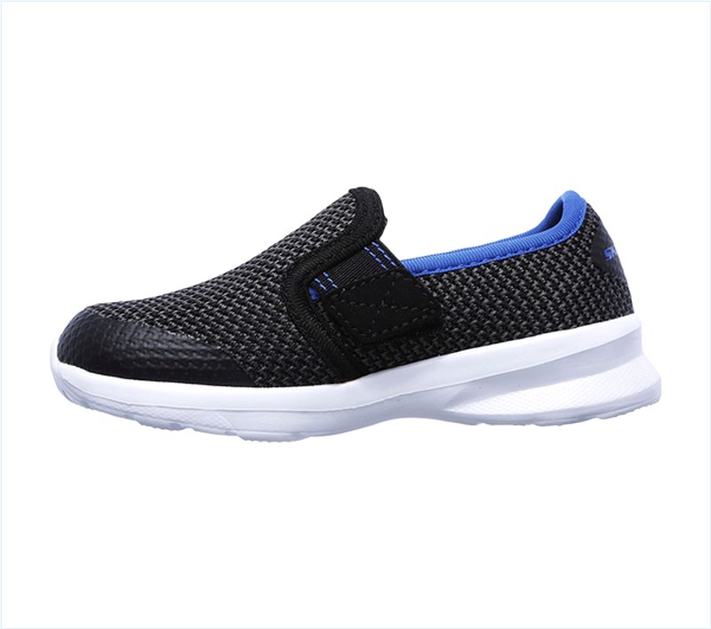  Boys Skech Stepz - Power Stride Black/Royal