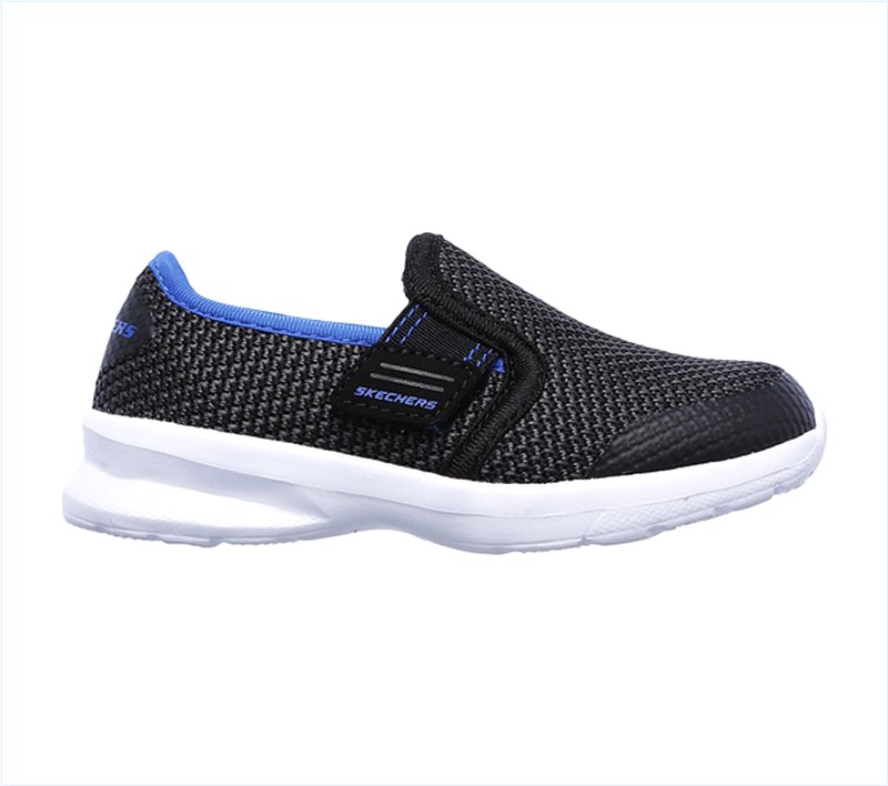  Boys Skech Stepz - Power Stride Black/Royal