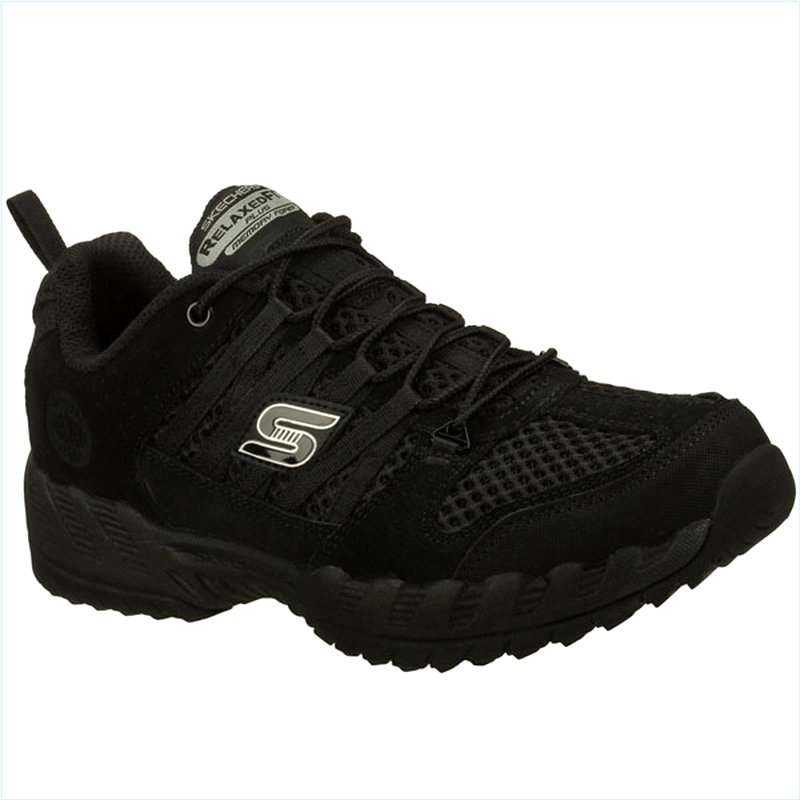  Men Extra Wide Fit (4E) Shoes - Outland Black/Charcoal