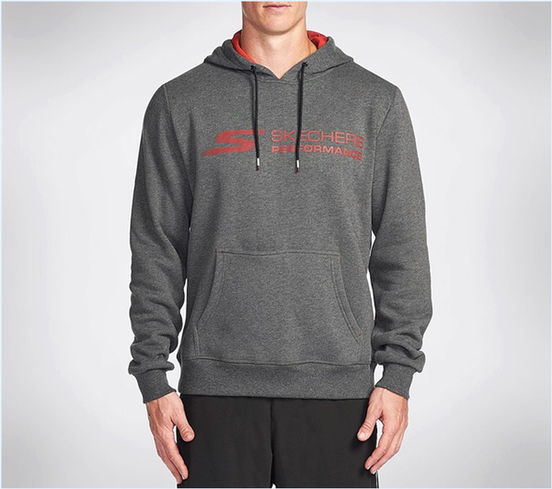  Men Launch Popover Trailblazer Hoodie Dark Gray