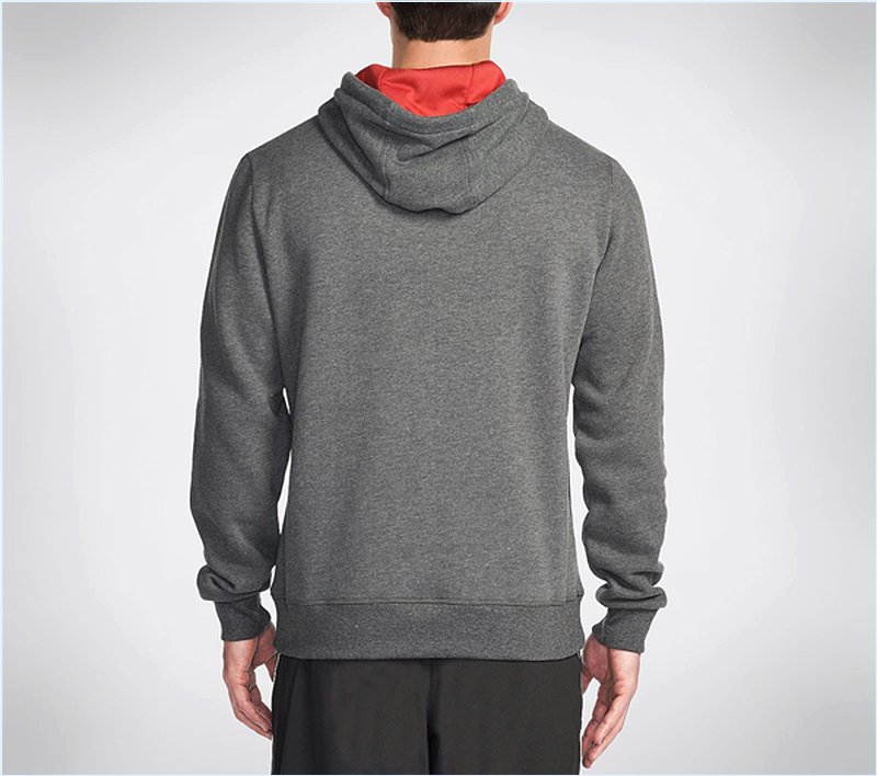  Men Launch Popover Trailblazer Hoodie Dark Gray