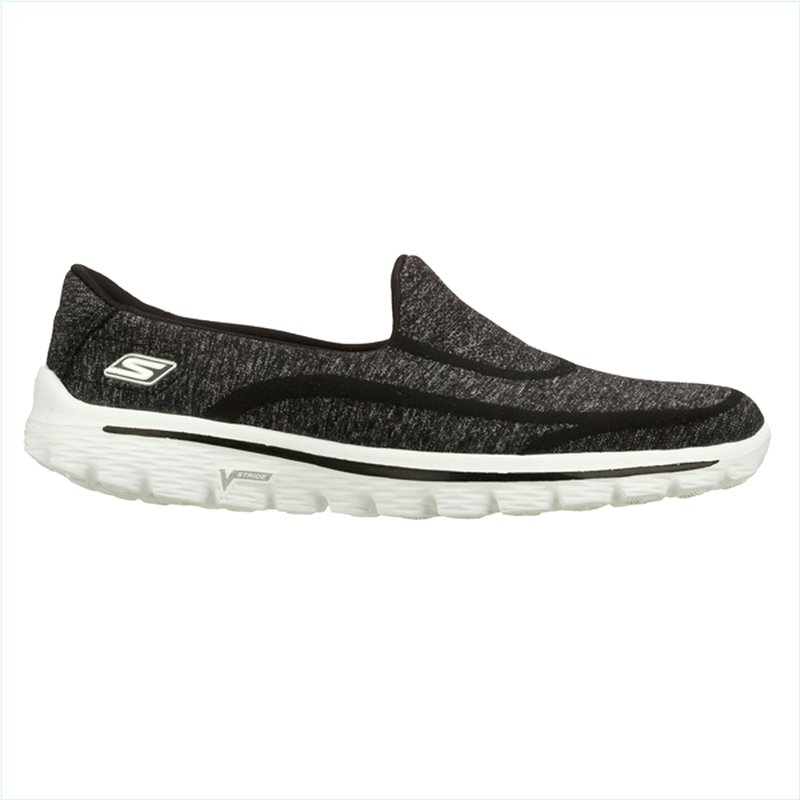  Women GOwalk 2 - Super Sock Black/White