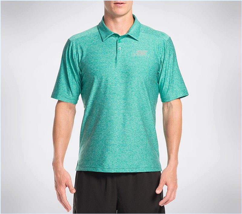  Men GO Golf Pine Valley Polo Shirt Green