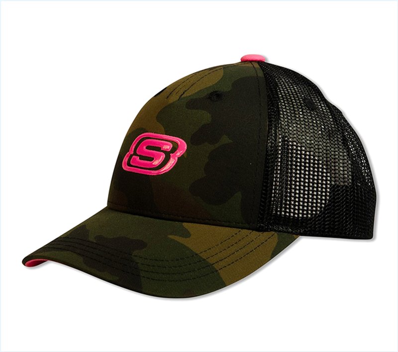  Girls Shore Break Youth Trucker Hat Camouflage