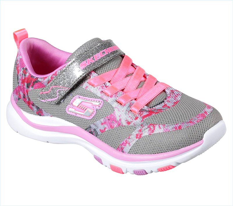  Girls Trainer Lite - Bright Racer Gray/Pink