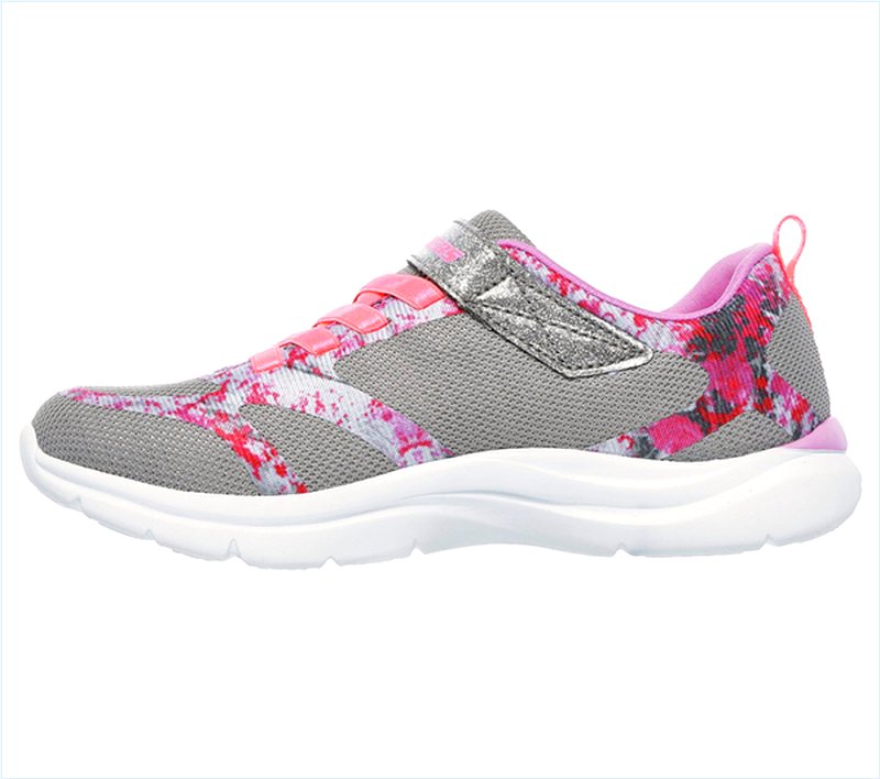  Girls Trainer Lite - Bright Racer Gray/Pink