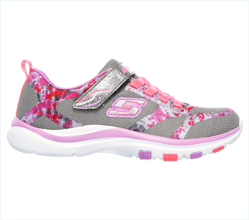  Girls Trainer Lite - Bright Racer Gray/Pink