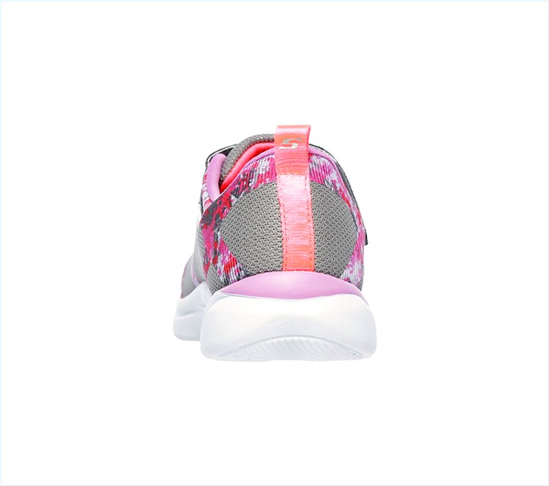  Girls Trainer Lite - Bright Racer Gray/Pink