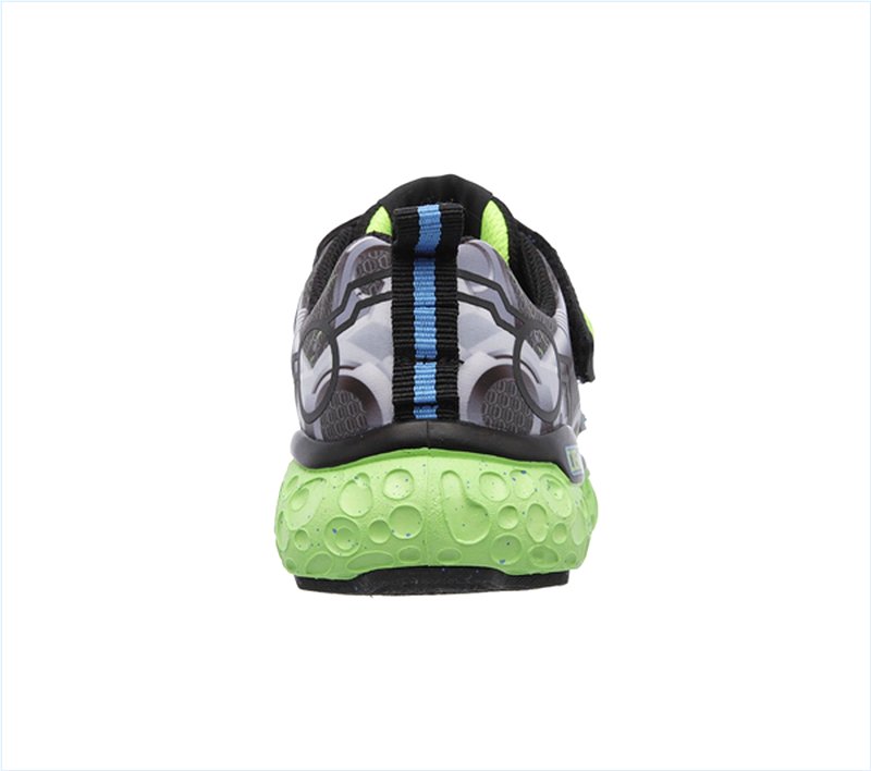  Boys Skech-X: Cosmic Foam - Futurist Black/Lime