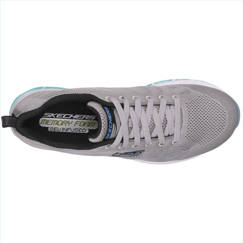  Men Extra Wide Fit (4E) Shoes - Game Changer Light Gray/Blue