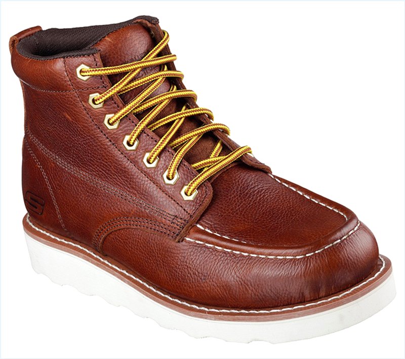  Men Work: Relaxed Fit Pettus Red/Brown