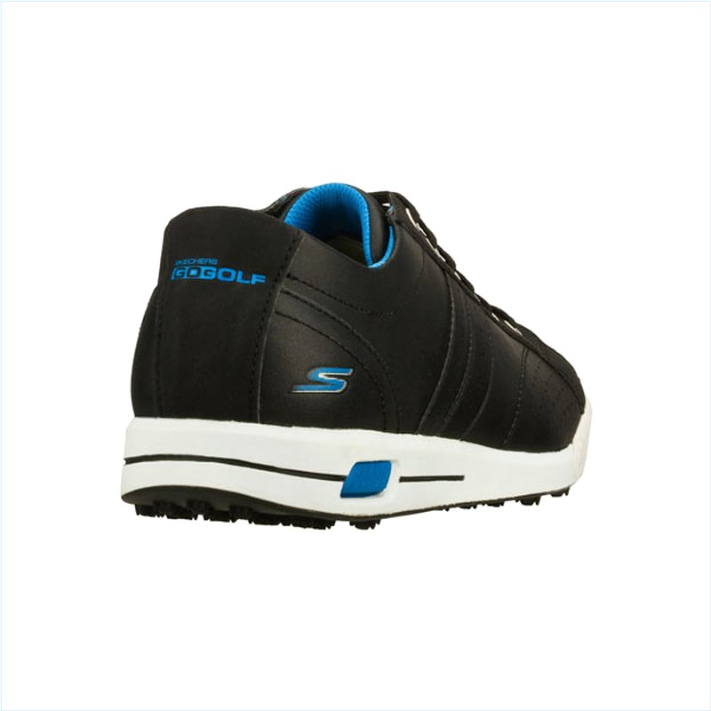  Men Extra Wide Fit (4E) Shoes - Wedge Black/Blue