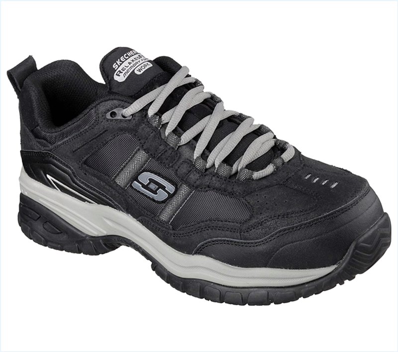  Men Work: Relaxed Fit - Soft Stride - Grinnell Comp Black/Gray