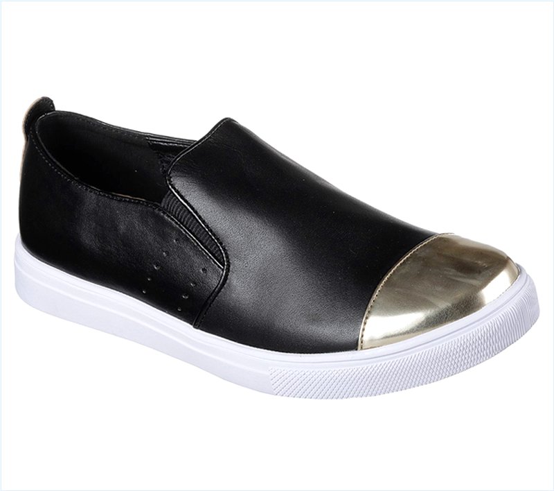  Women Moda - Toe Tapper Black/Gold