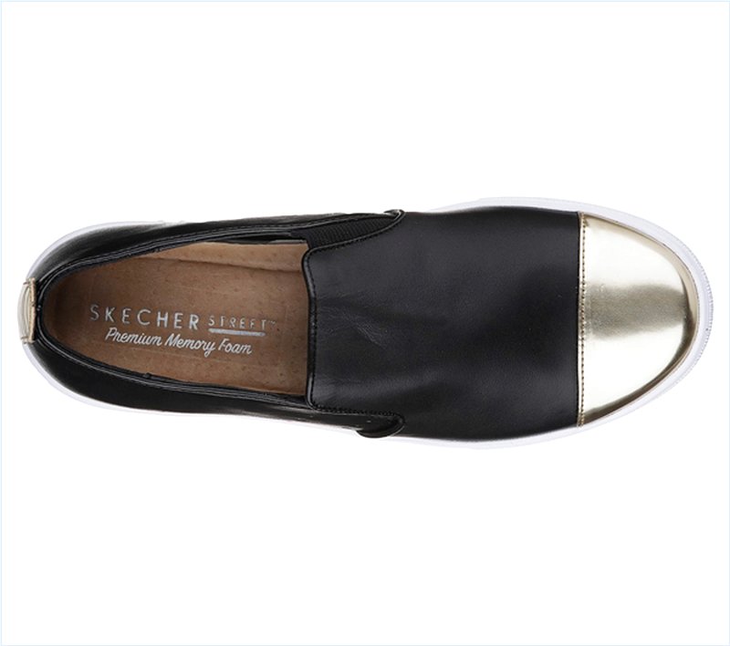  Women Moda - Toe Tapper Black/Gold