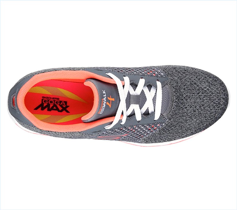  Women GOwalk 4 - Exceed Charcoal/Coral