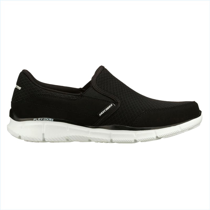  Men Wide Fit (2E) Shoes - Persistent Black/White