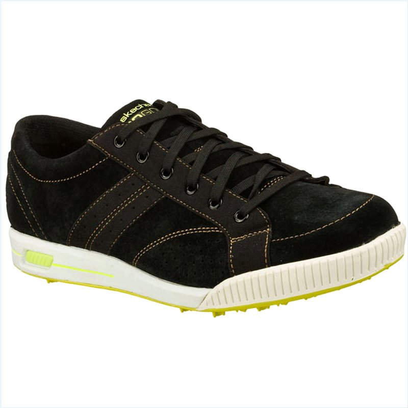  Men Extra Wide Fit (4E) Shoes - Drive Black/Lime