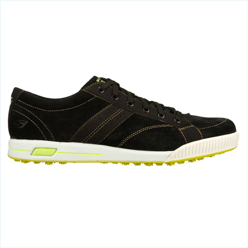  Men Extra Wide Fit (4E) Shoes - Drive Black/Lime