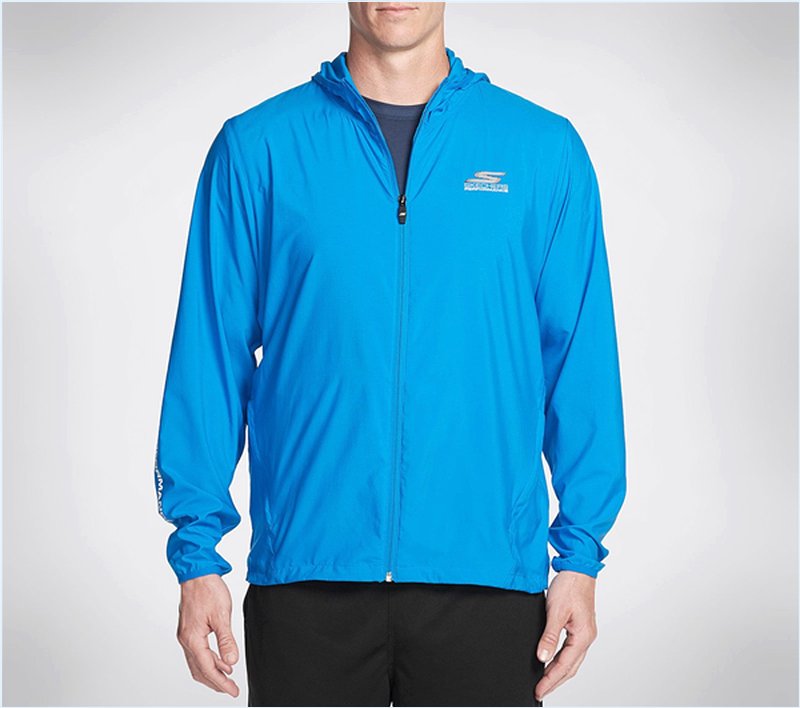  Men Ace Packable Jacket Blue