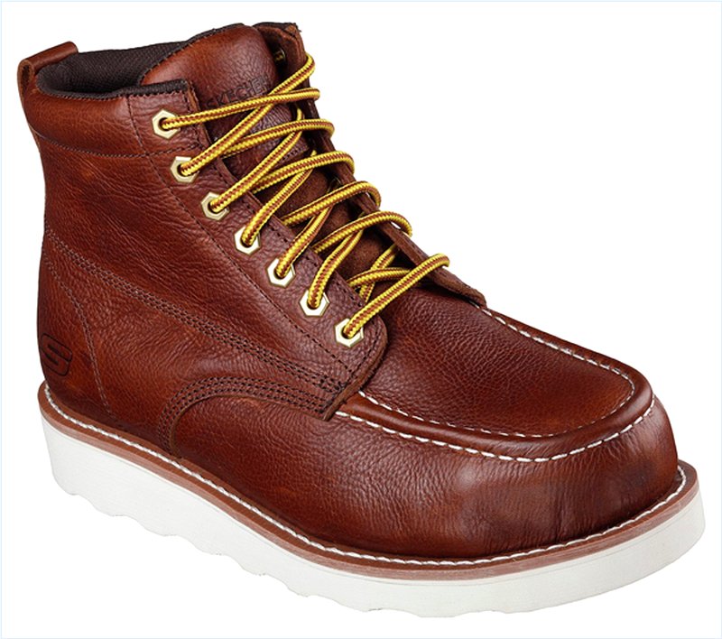  Men Work: Relaxed Fit Pettus - Grafford Red/Brown