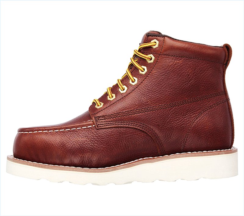  Men Work: Relaxed Fit Pettus - Grafford Red/Brown