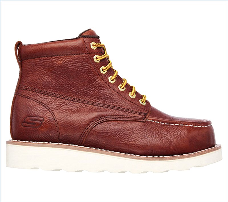  Men Work: Relaxed Fit Pettus - Grafford Red/Brown