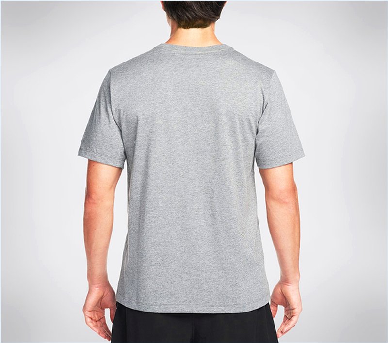  Men High Velocity - Adventure Tee Shirt Charcoal