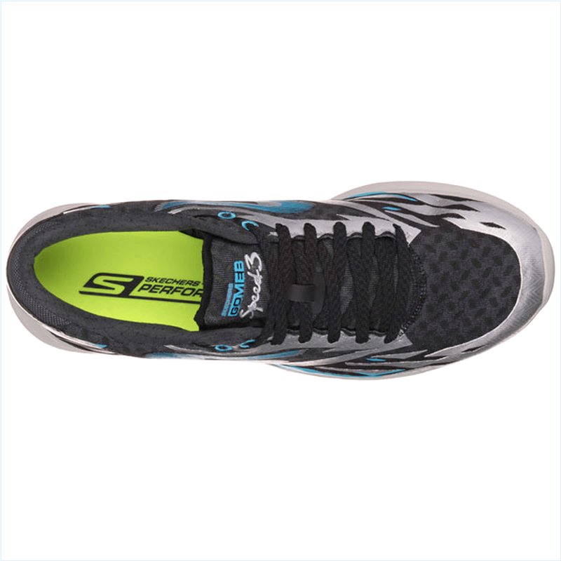  Men Extra Wide Fit (4E) Shoes - Speed Black/Blue