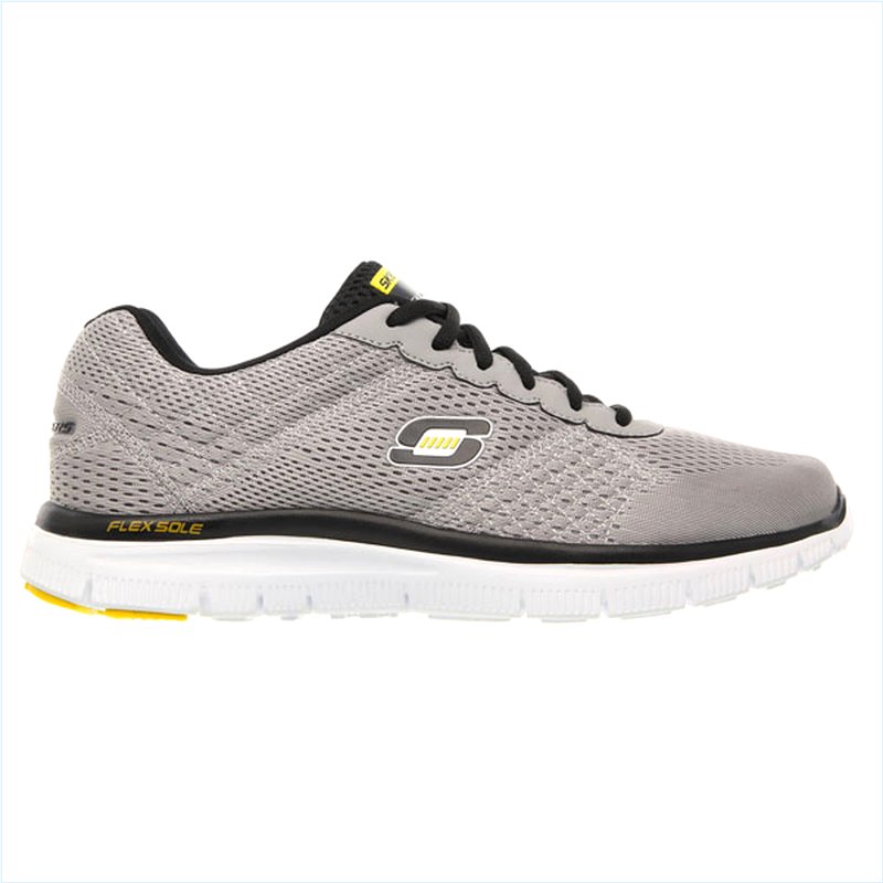  Men Wide Fit (2E) Shoes - Covert Activity Light Gray/Yellow