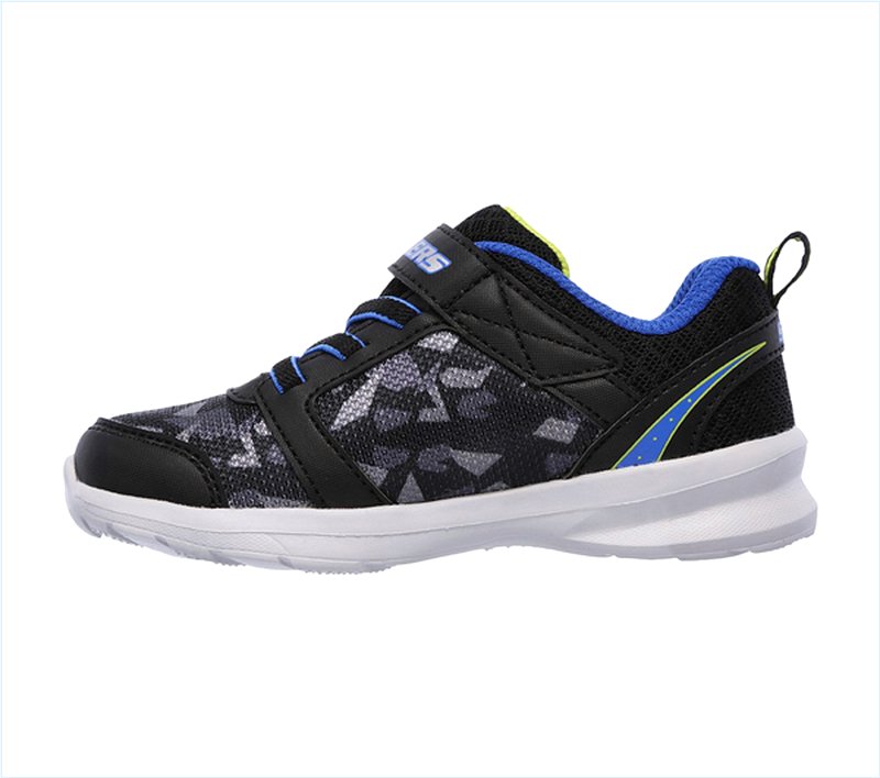  Boys Skech-Stepz Charcoal/Royal