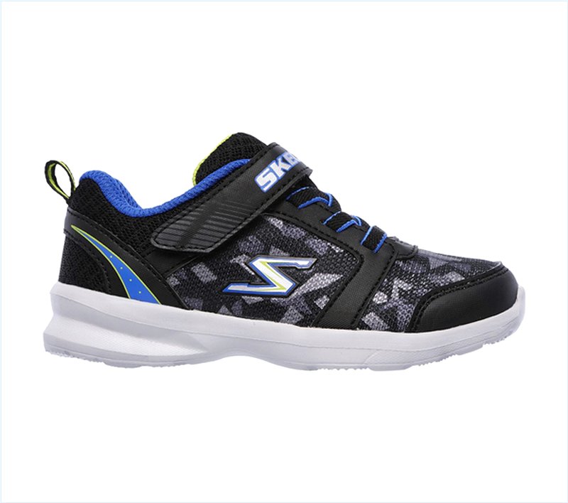  Boys Skech-Stepz Charcoal/Royal