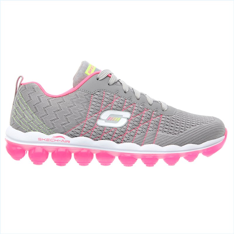  Women Skech-Air - Style Fix Light Gray/Pink